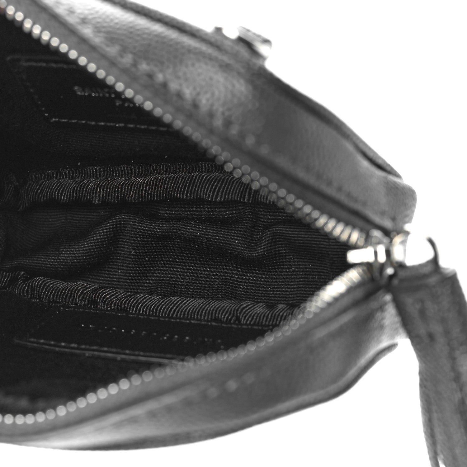 Saint Laurent Grain De Poudre Matelasse Monogram Baby Lou Camera Bag Dark Smog 5 of 8