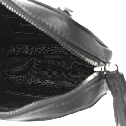 Saint Laurent Grain De Poudre Matelasse Monogram Baby Lou Camera Bag Dark Smog 5 of 8