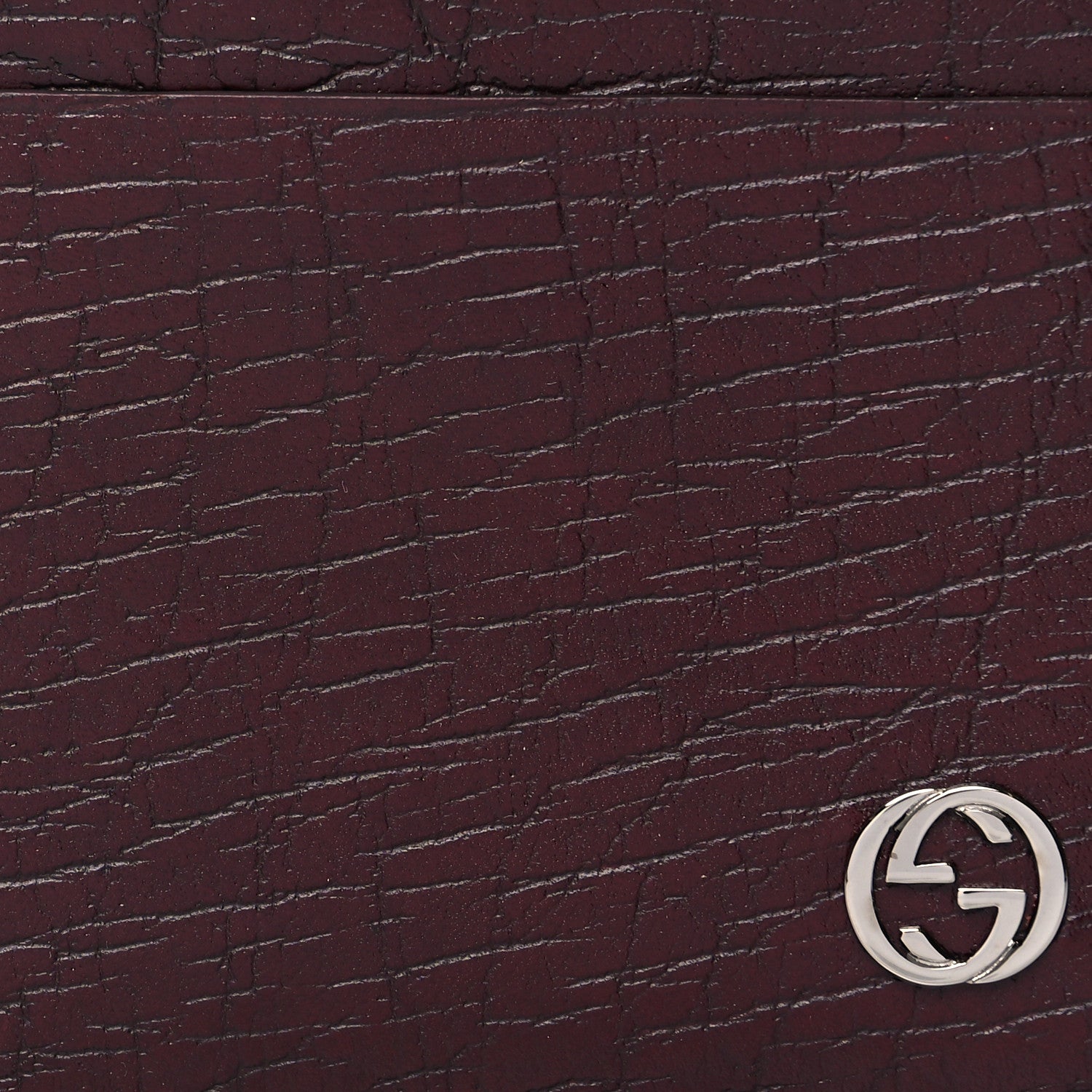 Gucci Calfskin GG Card Holder Burgundy 8 of 8