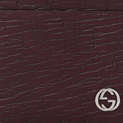 Gucci Calfskin GG Card Holder Burgundy 8 of 8