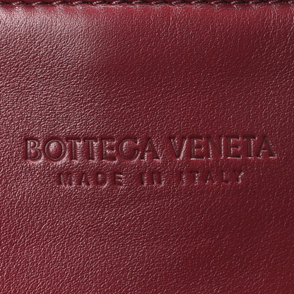 Bottega Veneta Calfskin Intrecciato Large North South Tote Bag Burgundy 6 of 9