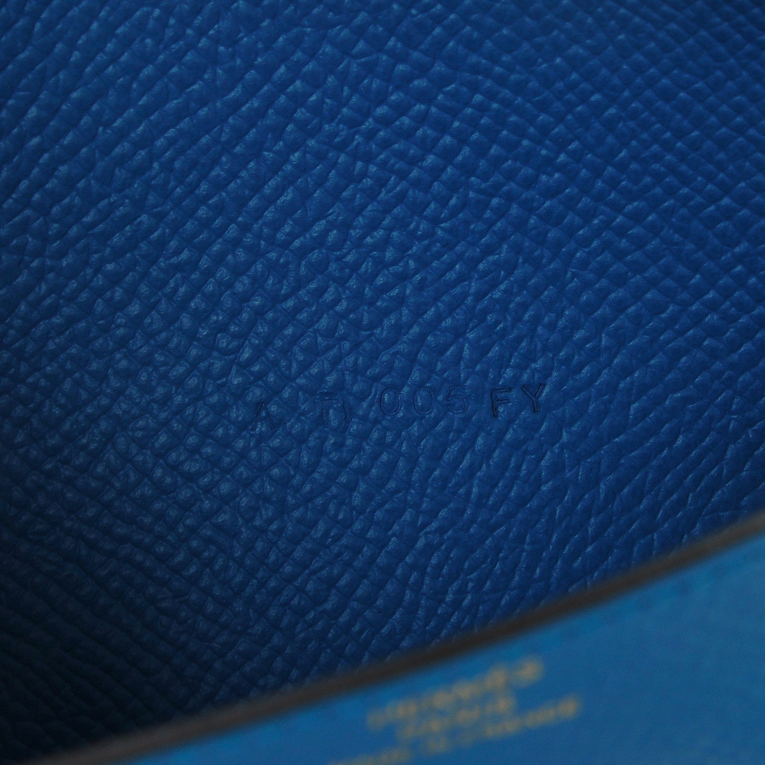 Hermes Epsom Constance Long Wallet Bleu Zanzibar 7 of 8