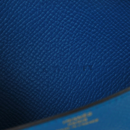 Hermes Epsom Constance Long Wallet Bleu Zanzibar 7 of 8