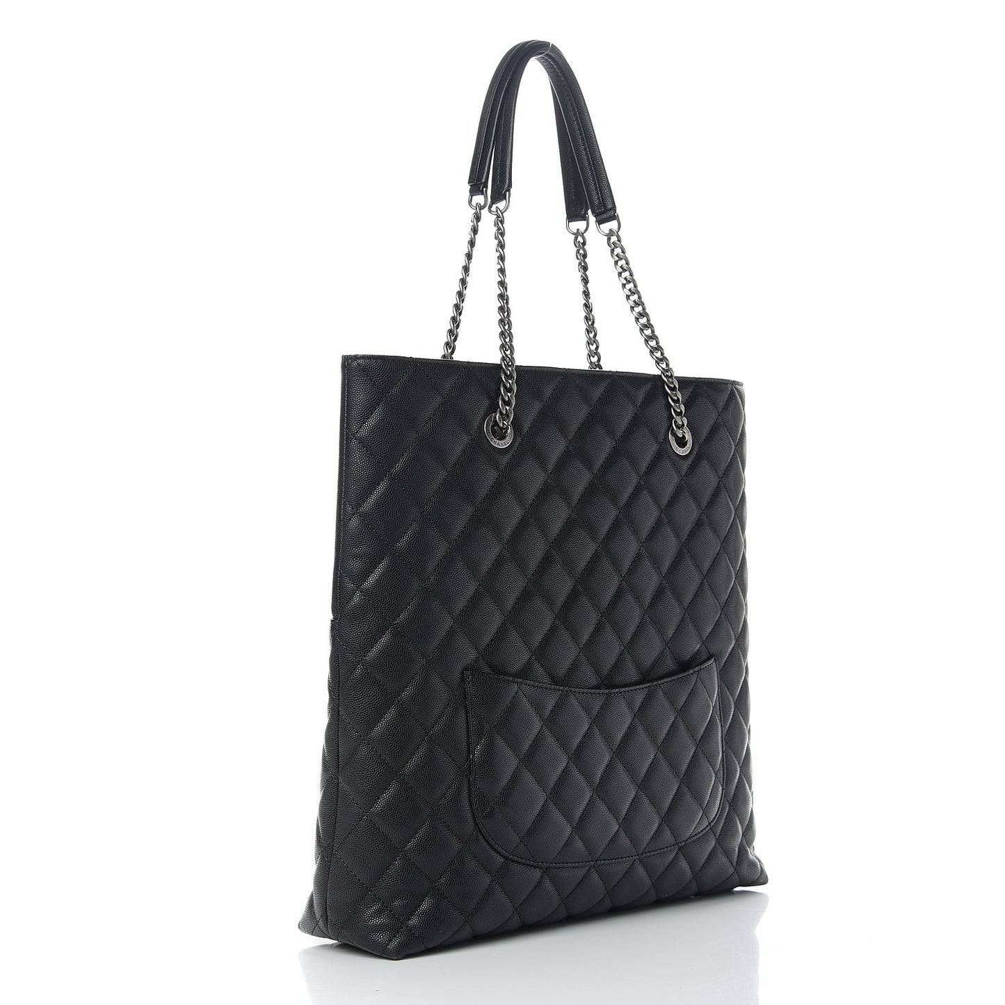 Caviar Quilted Urban Delight Tote Black