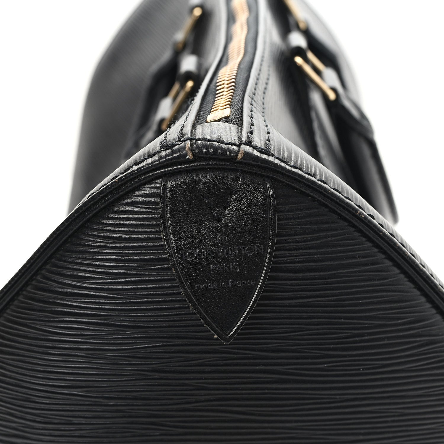 Louis Vuitton Epi Speedy 35 Black 6 of 10