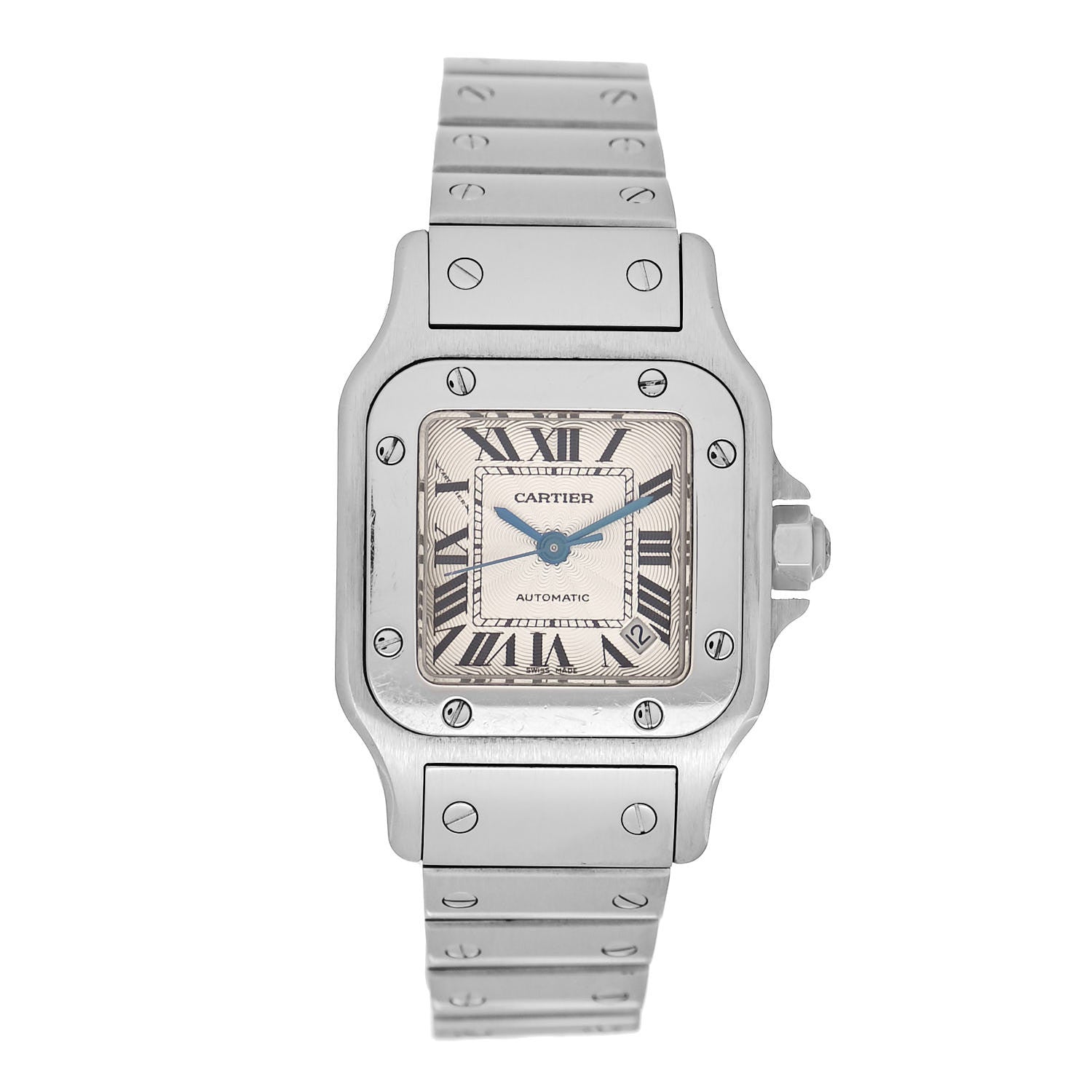 Cartier Stainless Steel 24mm Santos de Cartier Galbee Automatic Watch 1 of 4