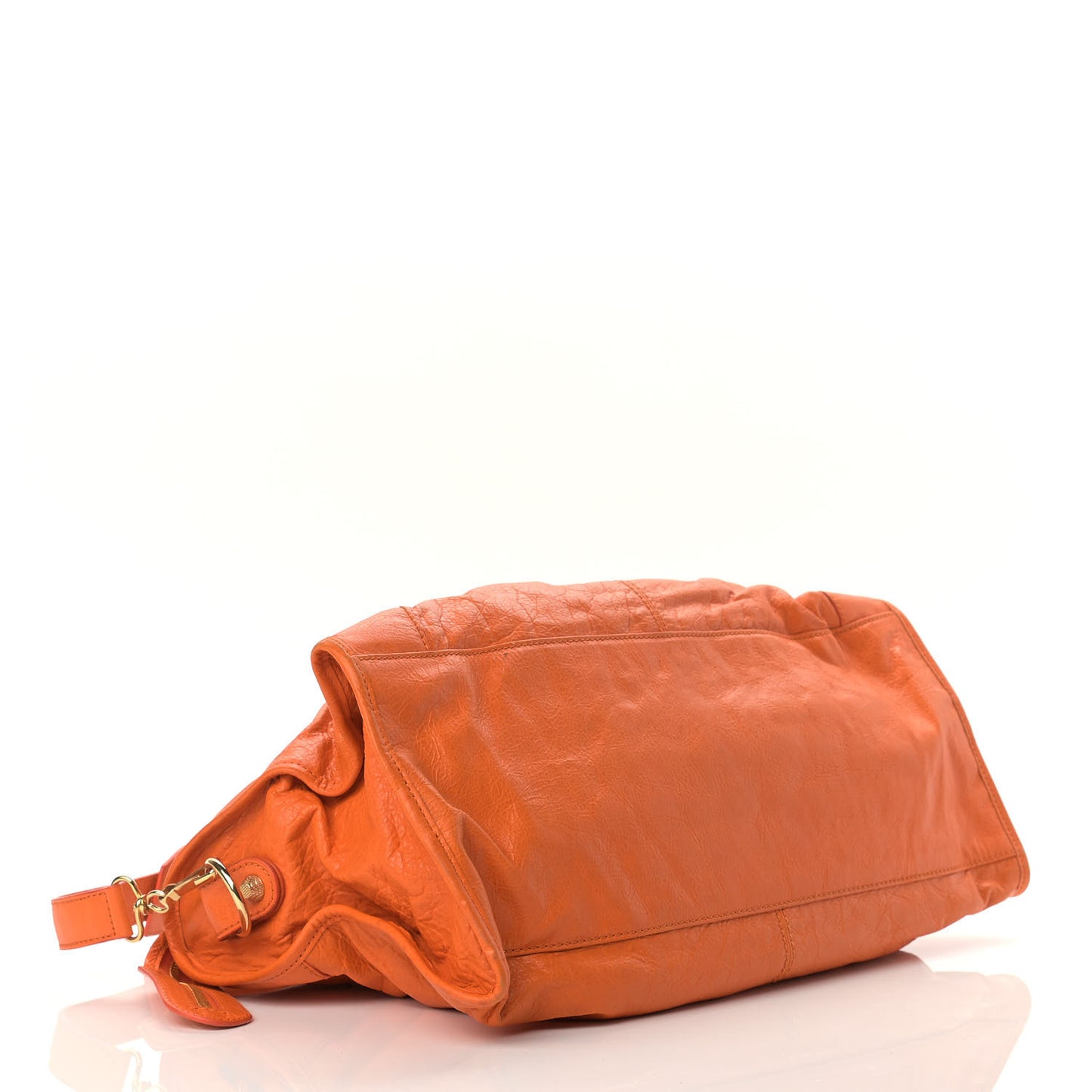 Agneau Giant 12 Gold Hardware Part Time Tangerine