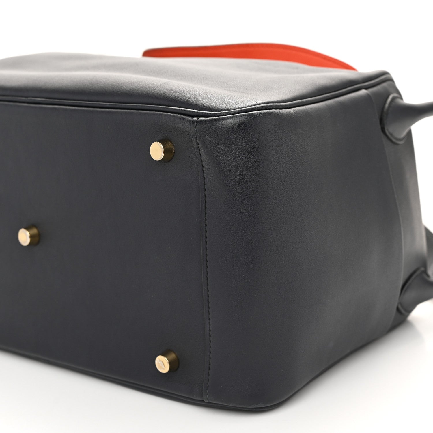 Hermes Swift Verso Lindy 30 Bleu Indigo Orange Poppy 10 of 10