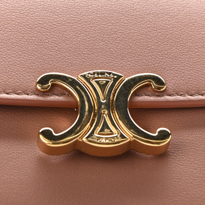Celine Shiny Smooth Lambskin Small Triomphe Wallet Vintage Pink 9 of 9