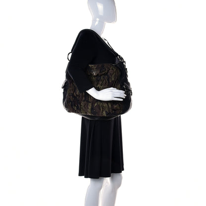 Prada Tessuto Nylon Gaufre Camouflage Tote Mimetico 2 of 10