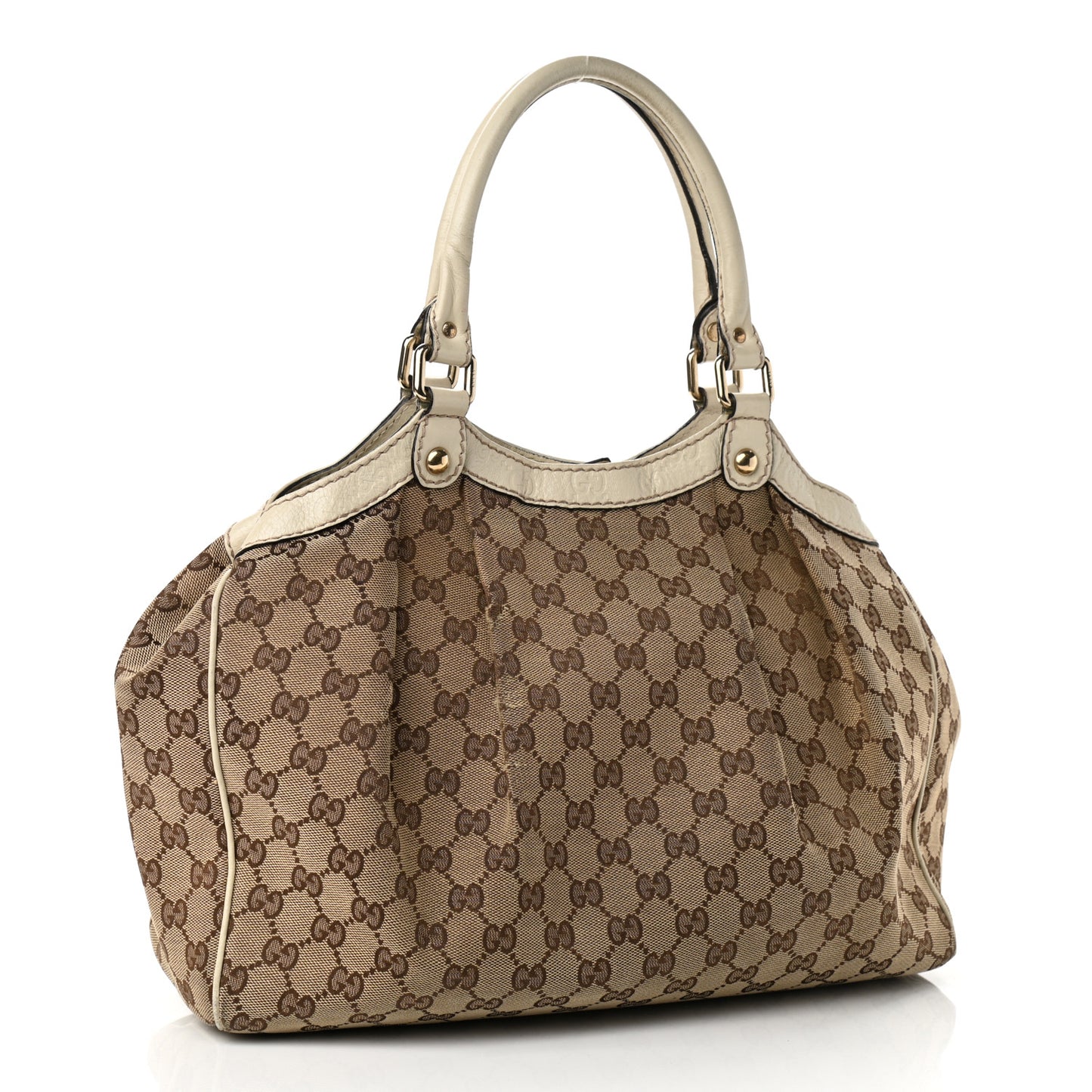 Monogram Medium Sukey Tote Off White