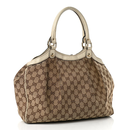 Gucci Monogram Medium Sukey Tote Off White 5 of 16