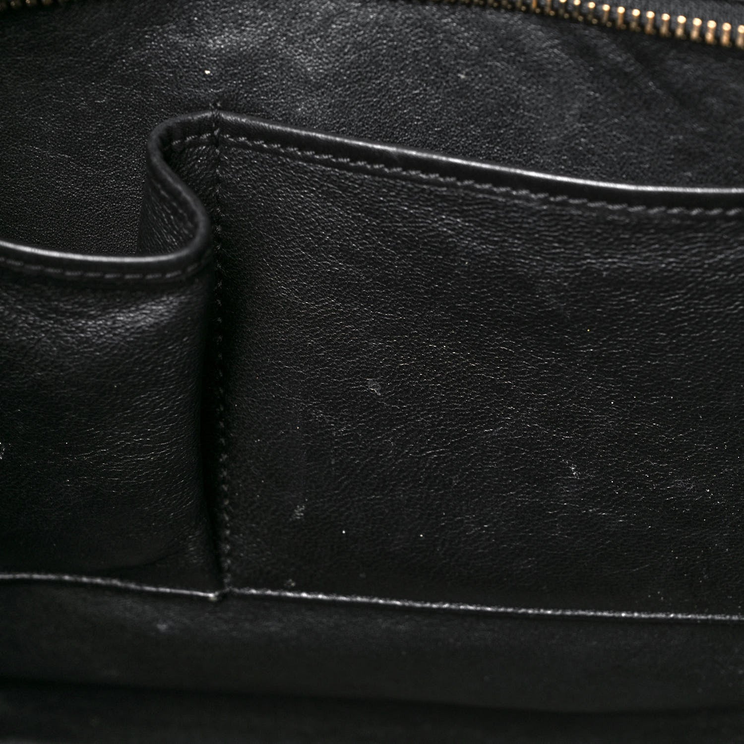 Celine Satin Calfskin Suede Mini Tri-Color Luggage Seashell 10 of 13