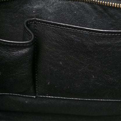 Celine Satin Calfskin Suede Mini Tri-Color Luggage Seashell 10 of 13