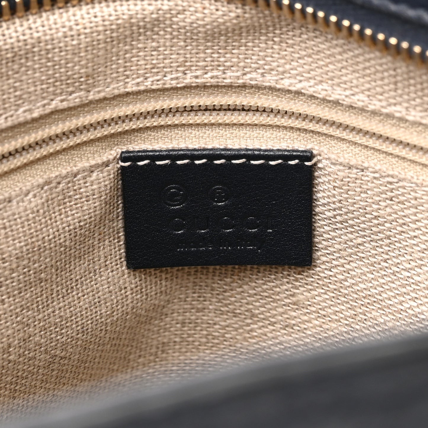 Microguccissima Small Bree Tote Navy