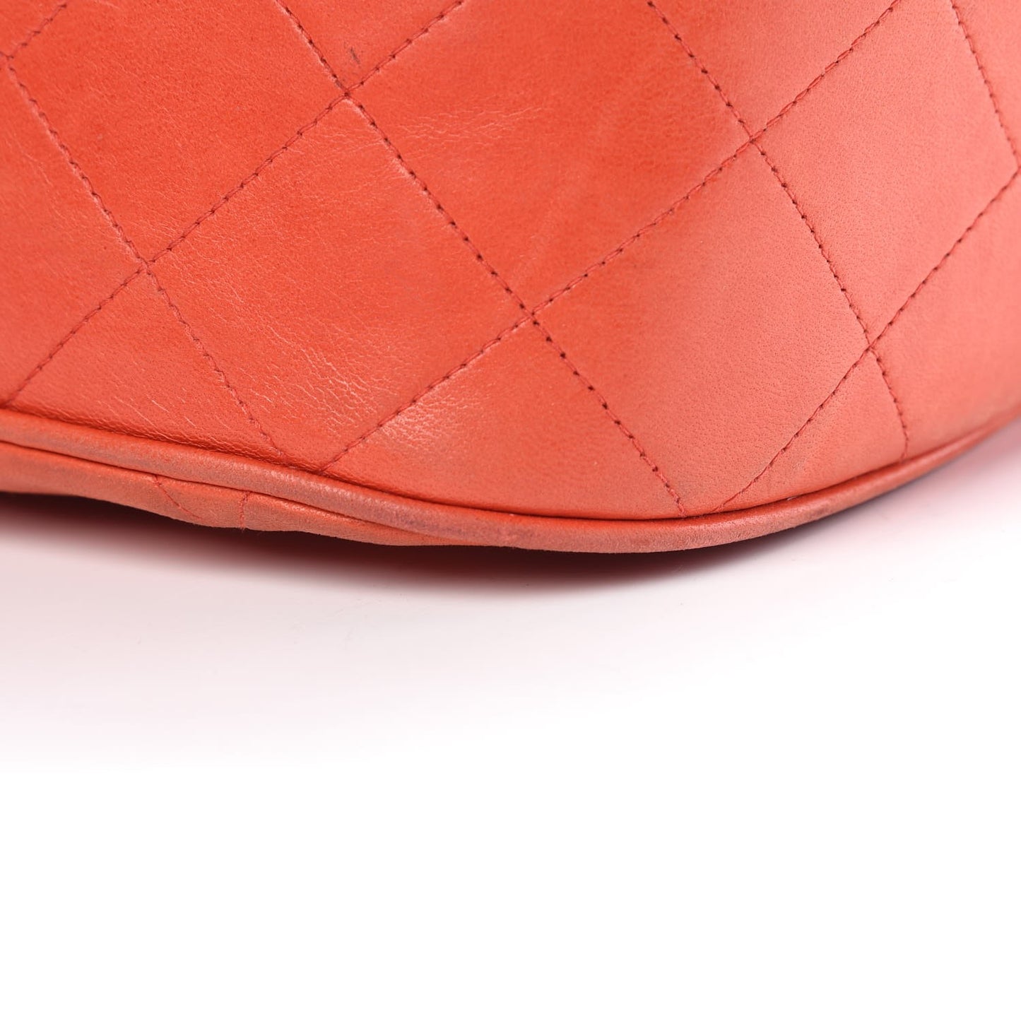 Lambskin Single Flap Red