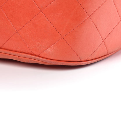 Chanel Lambskin Single Flap Red 9 of 22