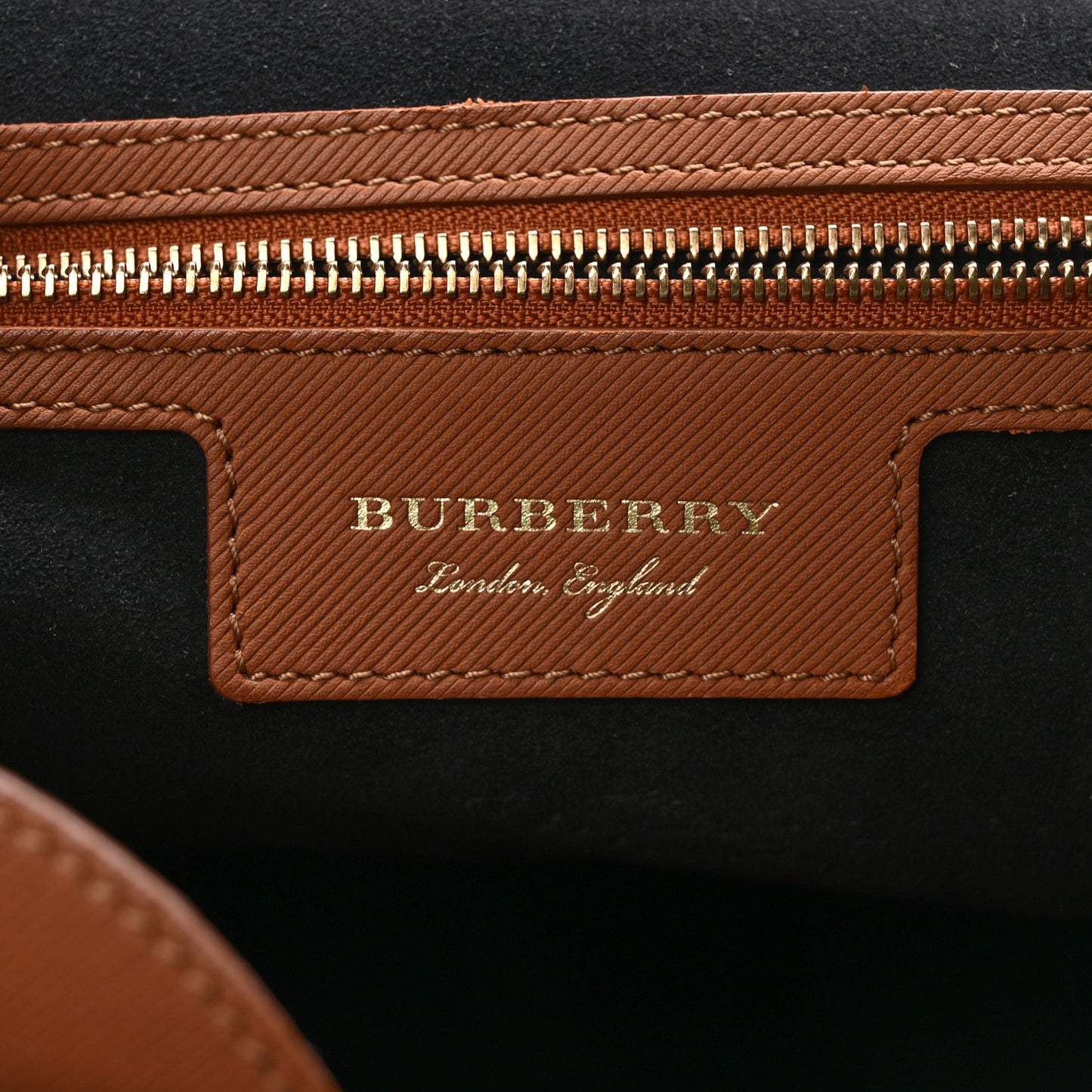 Trench Calfskin DK88 Top Handle Bag Bright Toffee