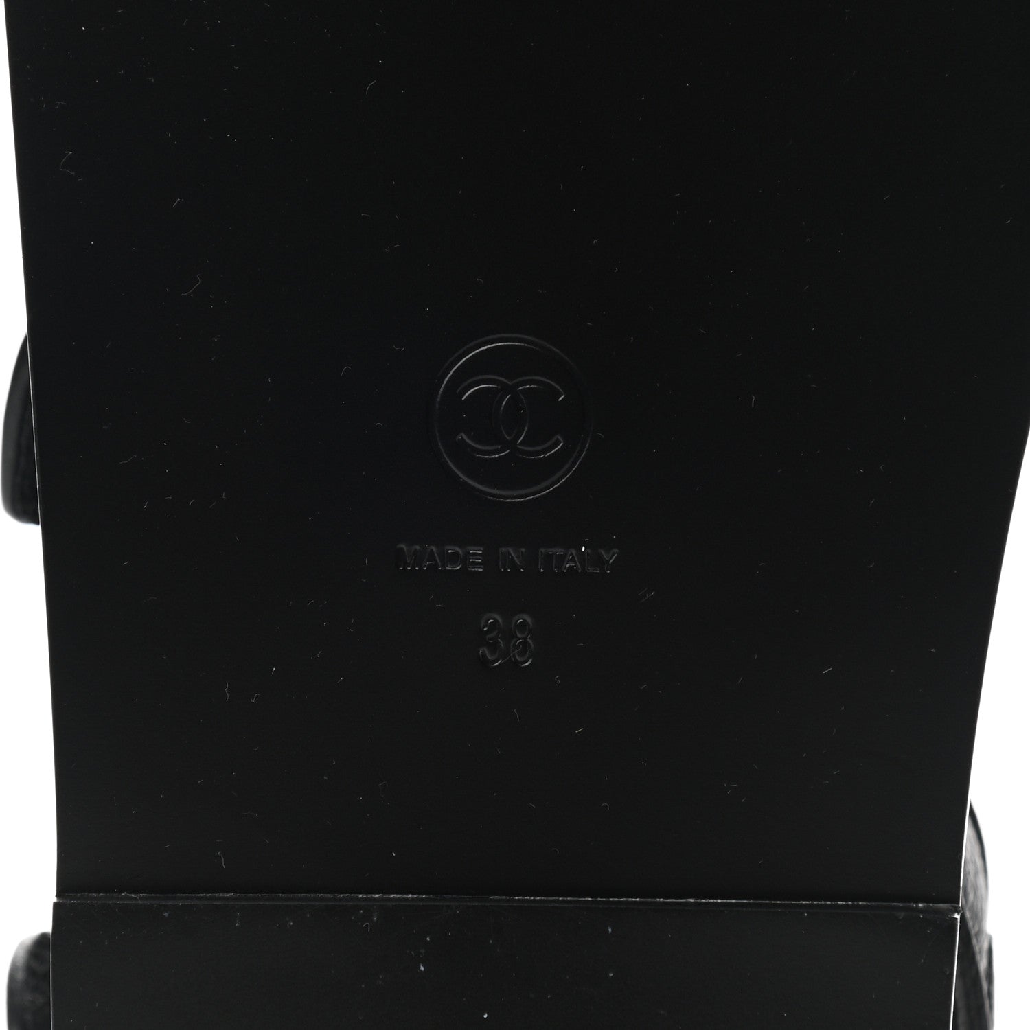 Chanel Velcro Dad Sandals 38 Black 6 of 9