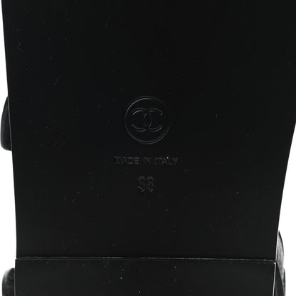 Chanel Velcro Dad Sandals 38 Black 6 of 9
