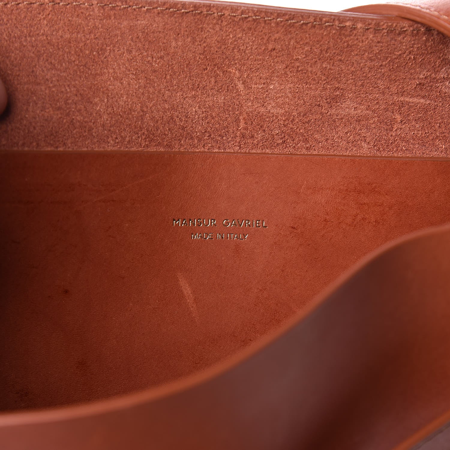 Mansur Gavriel Calfskin Bag Brandy 6 of 13