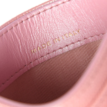 Chanel Iridescent Caviar Quilted Card Holder Rose Pink 7 of 9