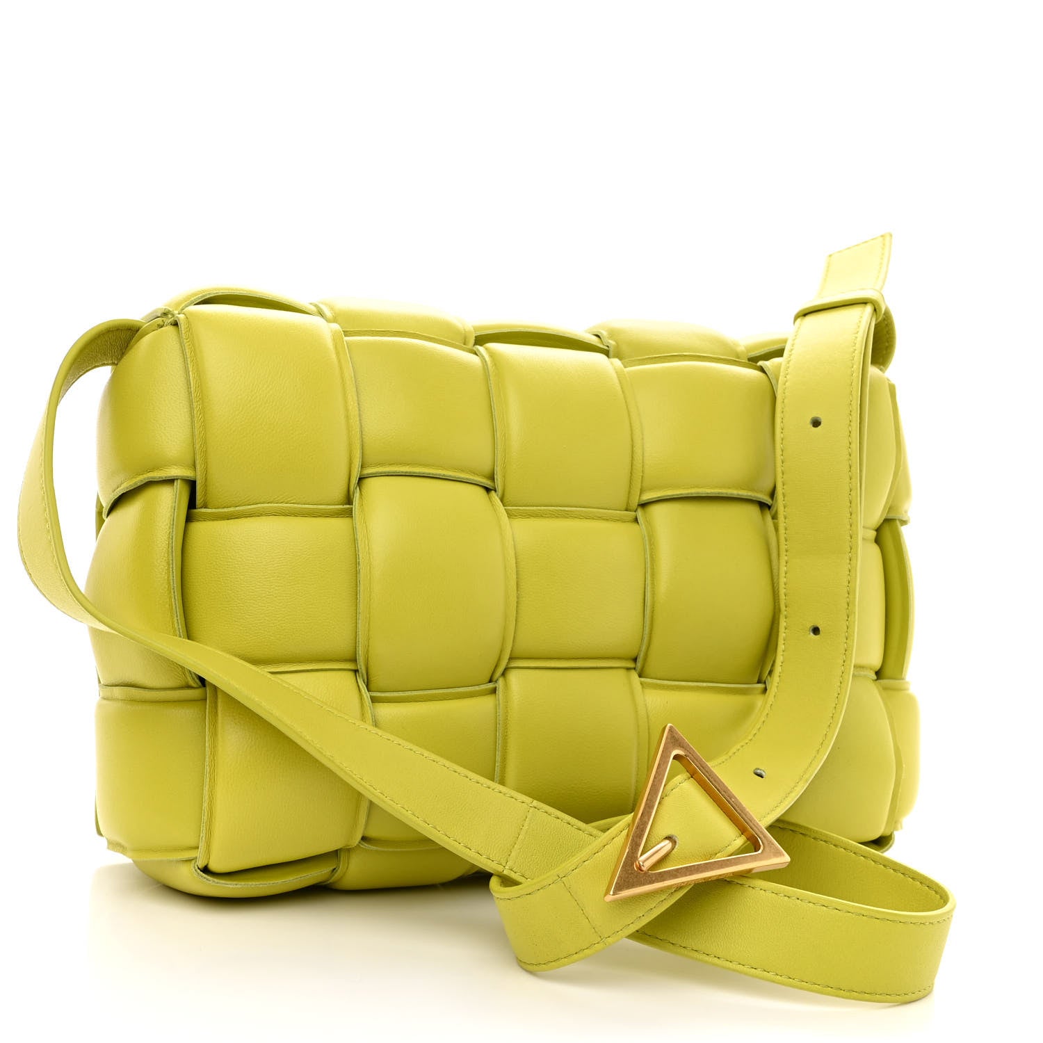 Bottega Veneta Nappa Maxi Intreccio Padded Cassette Crossbody Bag Kiwi 3 of 8