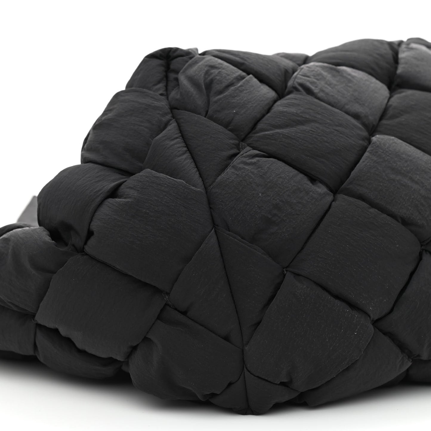 Nylon Intrecciato Padded Cassette Tote Thunder