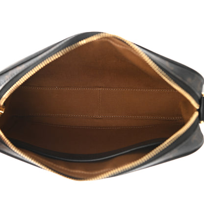 Celine Triomphe Canvas Medium Messenger Bag Black 5 of 10