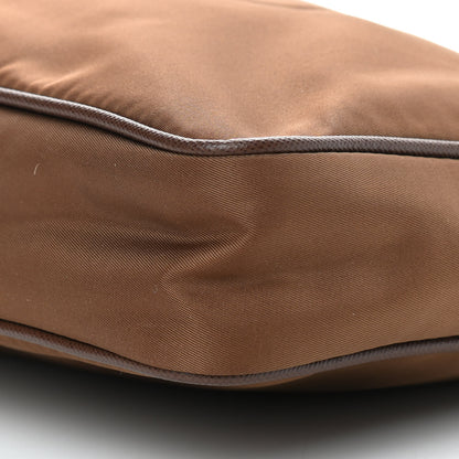 Prada Nylon Vela Saffiano Flat Flap Messenger Bag Corinto 9 of 9