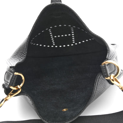 Hermes Taurillon Clemence Evelyne III GM Black 5 of 10