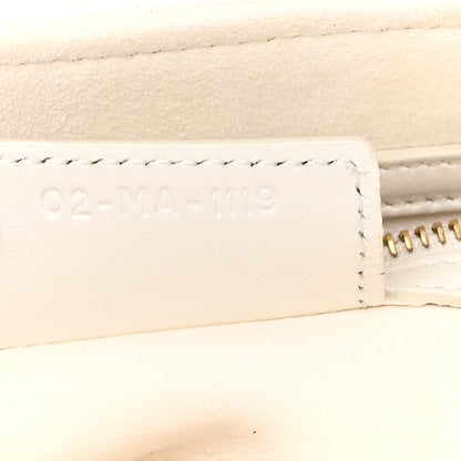 Christian Dior Ultra Matte Woven Saddle Bag White 7 of 12