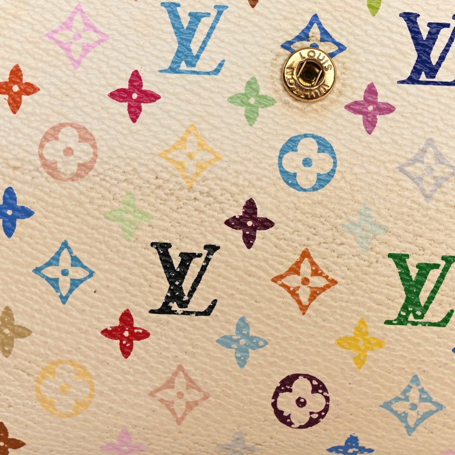 Monogram Multicolor Porte Tresor International Wallet White