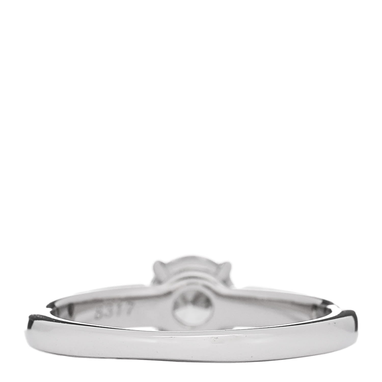Bulgari Platinum Diamond .51ct Griffe Solitaire Engagement Ring 48 4.5 4 of 7