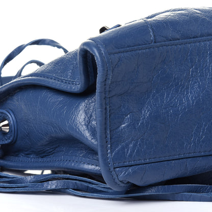 Balenciaga Agneau Classic Silver Hardware S City Denim Blue 7 of 9