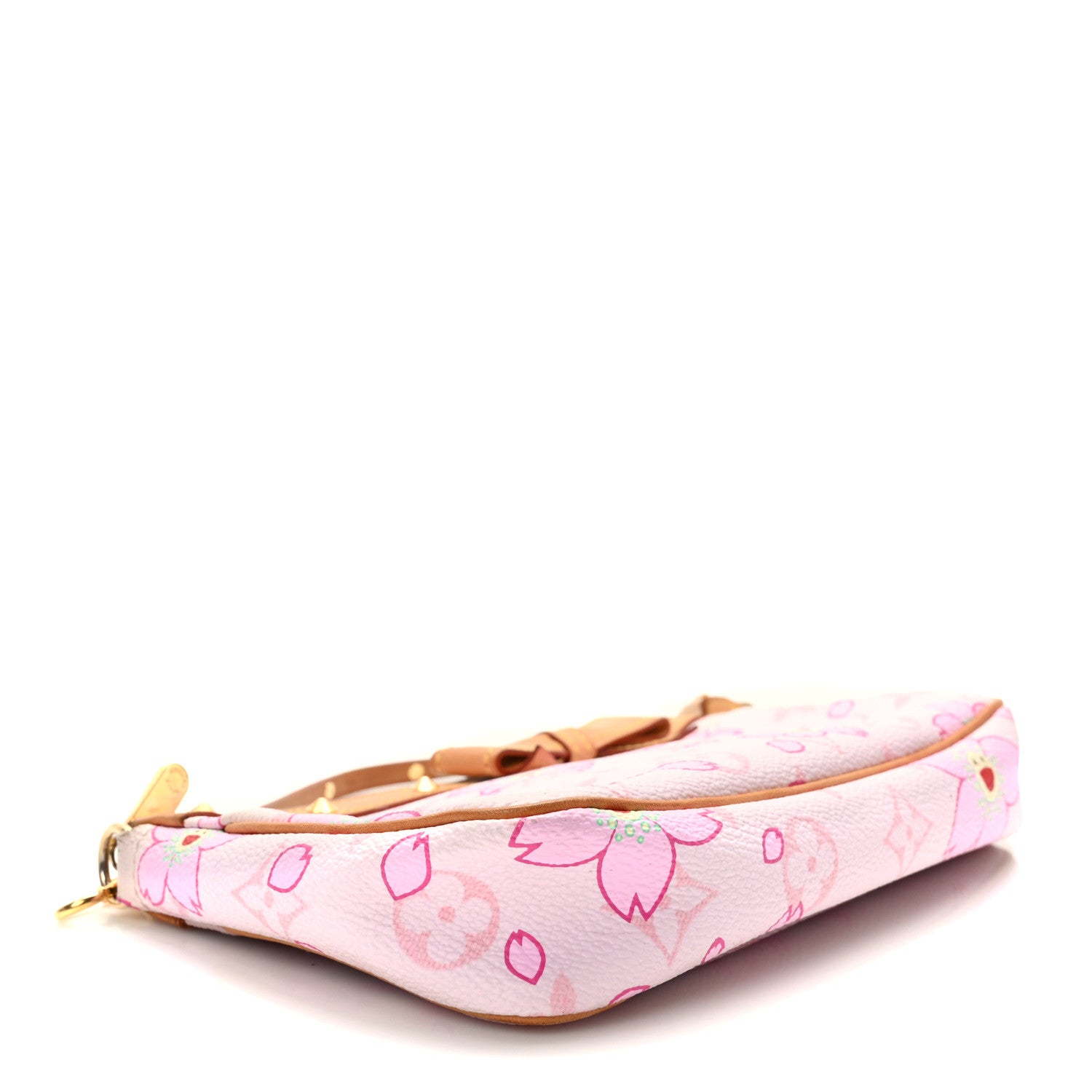 Louis Vuitton Monogram Cherry Blossom Pochette Accessories Pink 4 of 13