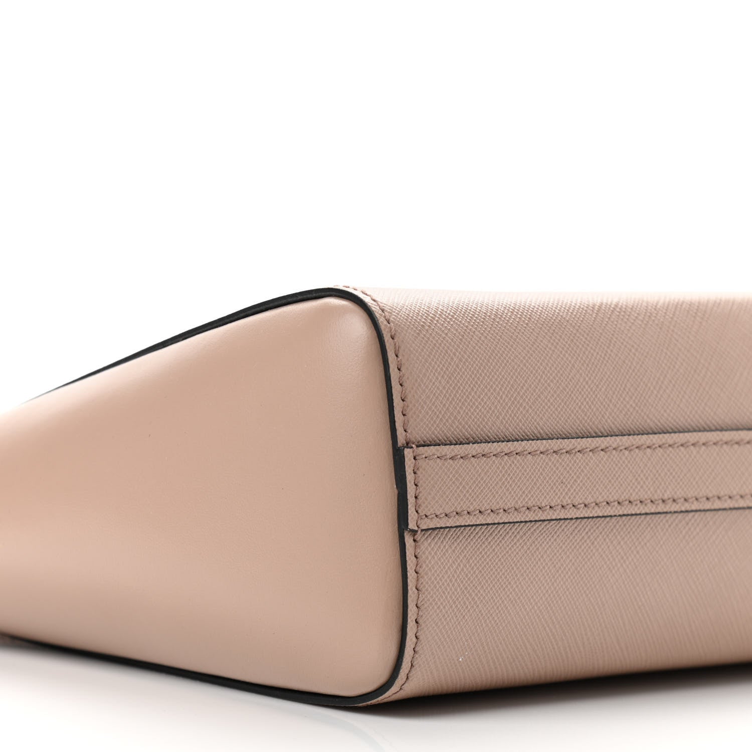Prada Saffiano Soft Calfskin Small Zippered Tote Cipria 10 of 12