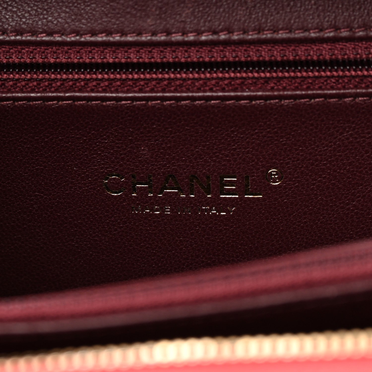 Chanel Caviar Quilted Medium CC Filigree Vanity Case Red 6 of 17