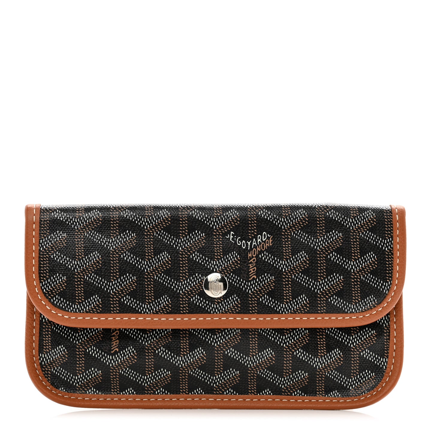 Goyardine Pouch Black Gold