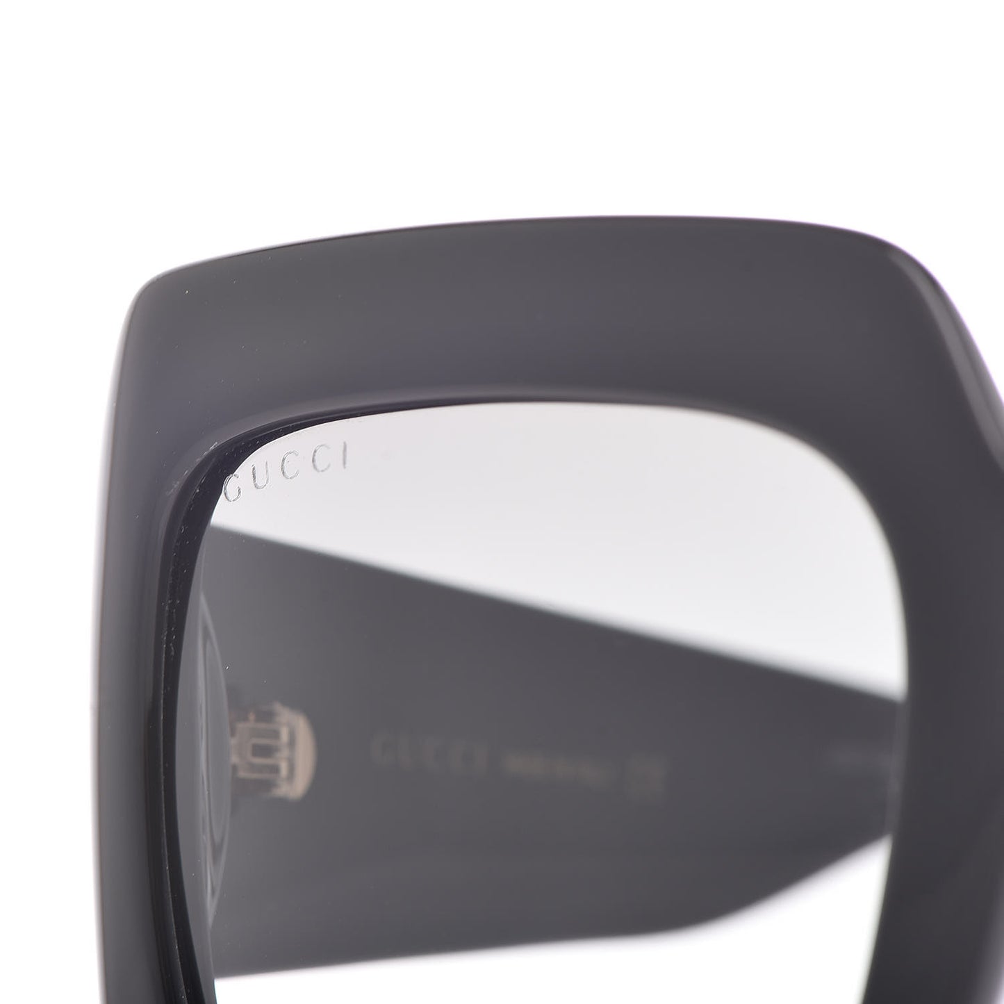 Acetate Square Frame Sunglasses GG 0053S Black