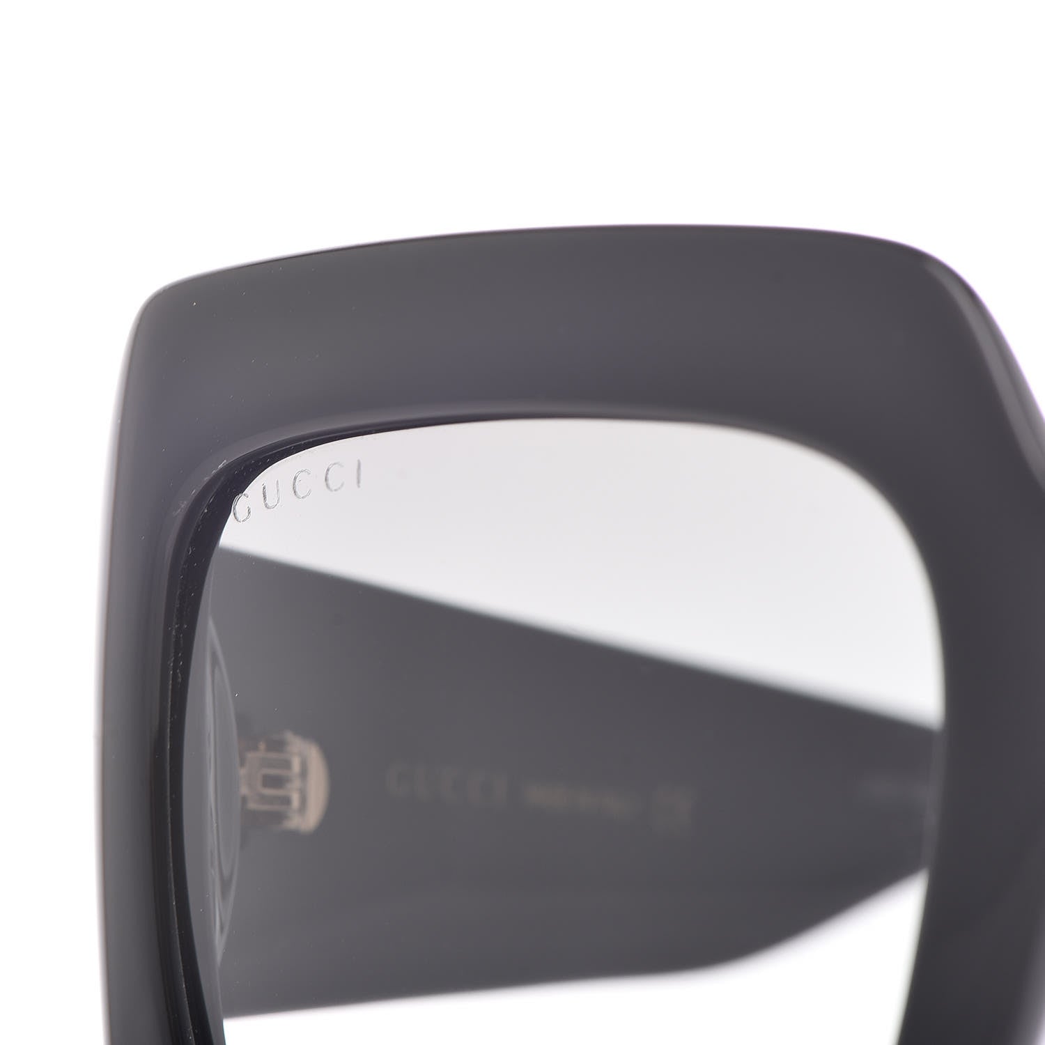 Gucci Acetate Square Frame Sunglasses GG 0053S Black 8 of 9