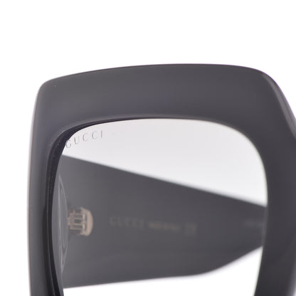 Gucci Acetate Square Frame Sunglasses GG 0053S Black 8 of 9