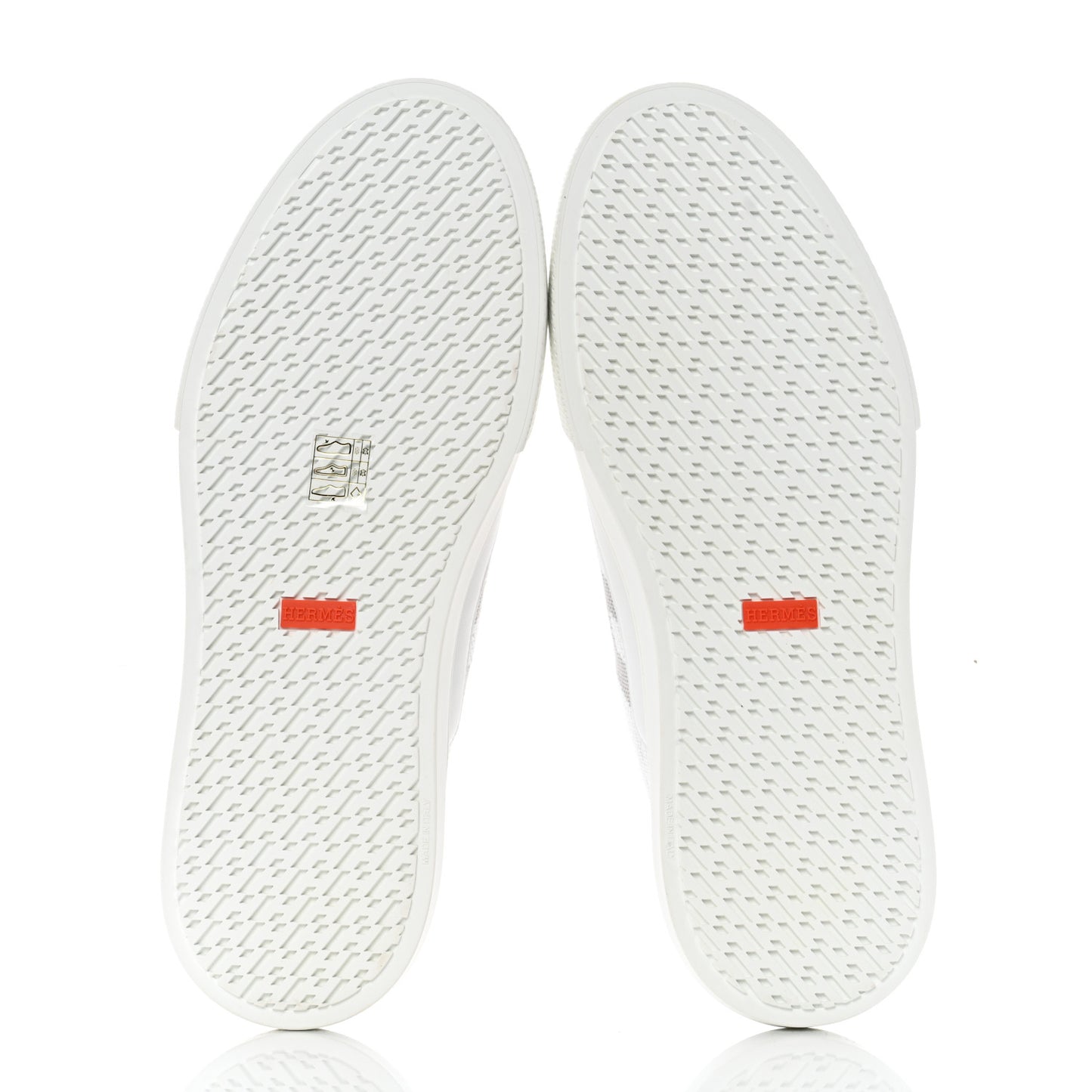 Calfskin Deep Sneakers 44 White Multicolor