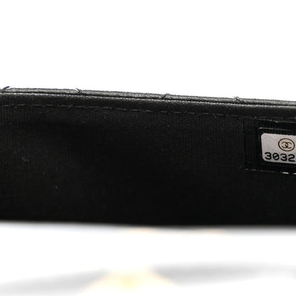 Chanel Lambskin Quilted Top Handle Flap Coin Purse With Chain Black 8 of 11