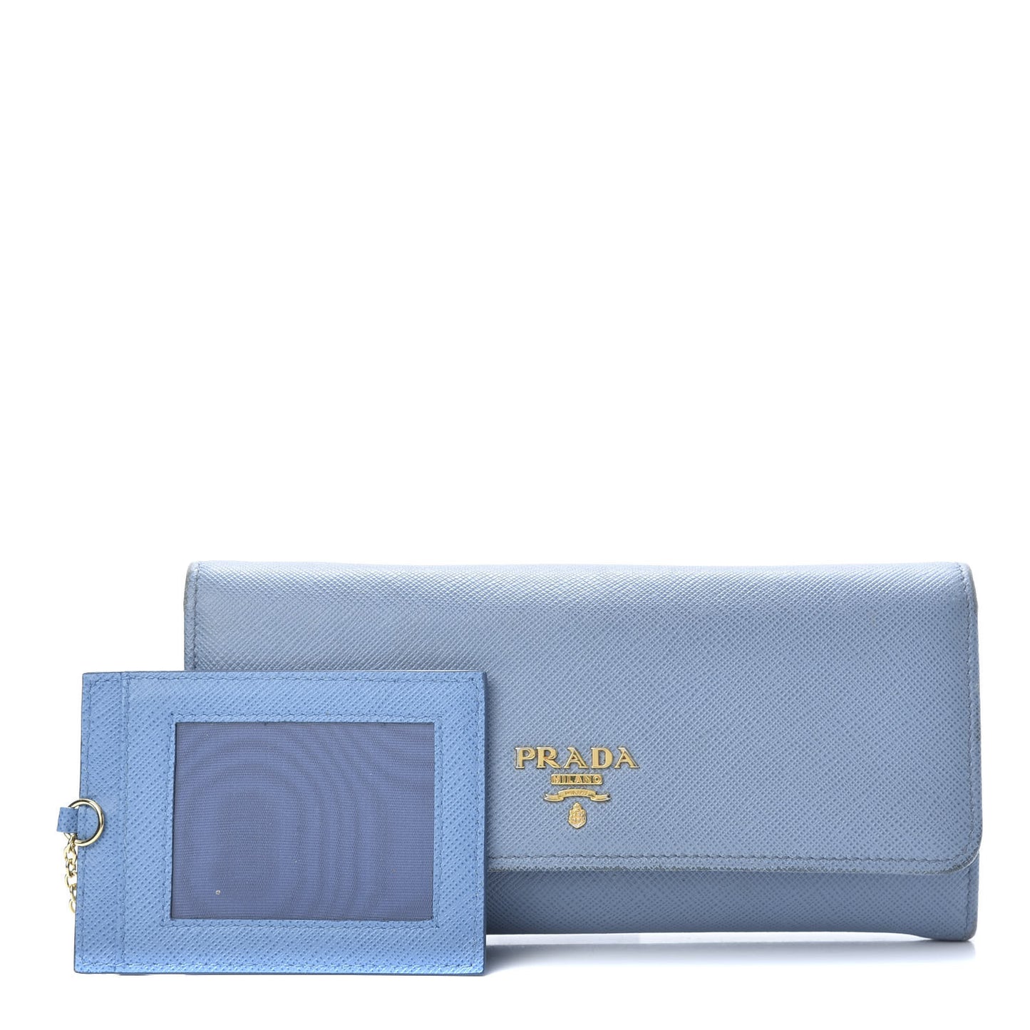 Saffiano Multicolor Continental Flap Wallet Astrale Mare