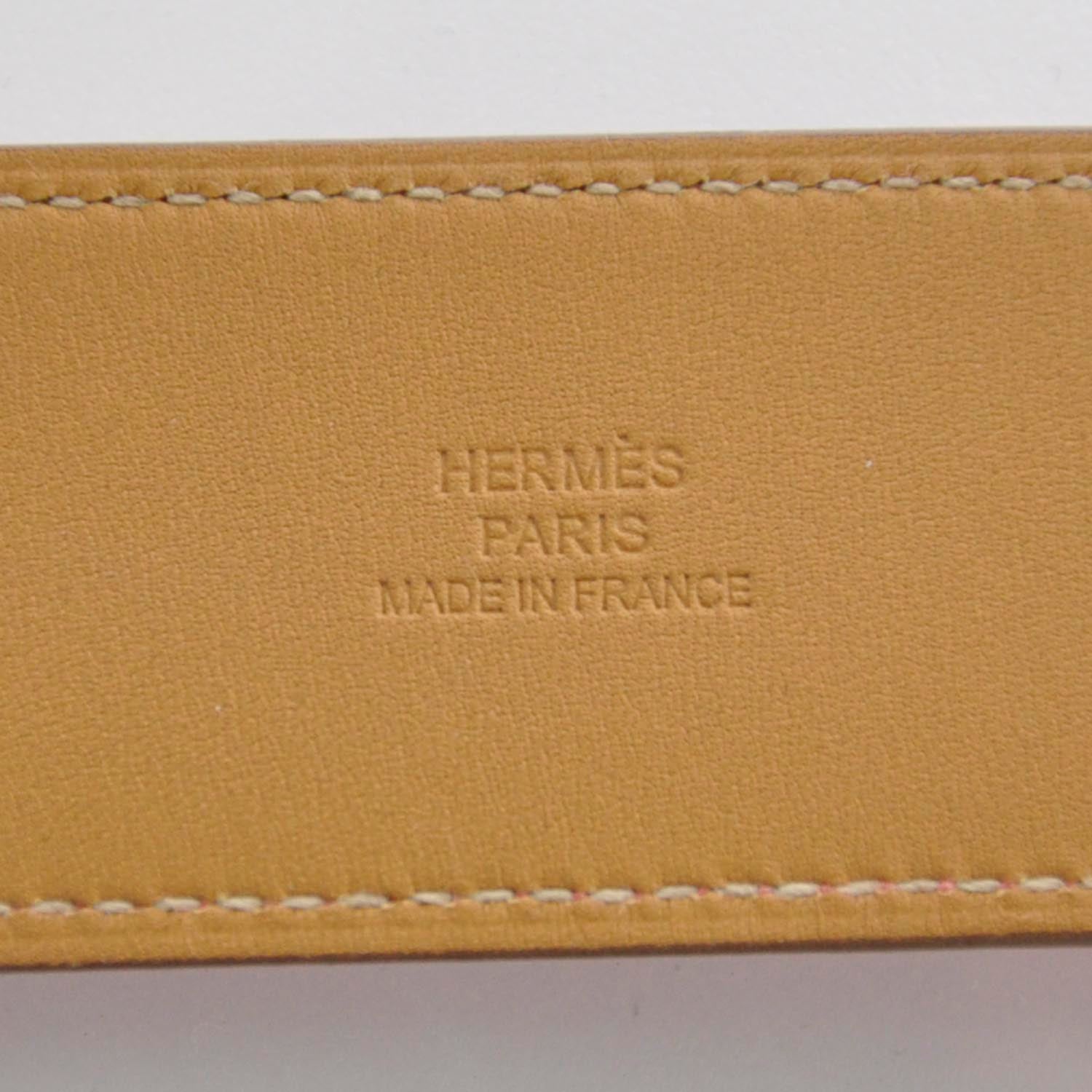 Hermes Epsom Kelly Dog Bracelet Rose Jaipur 4 of 5