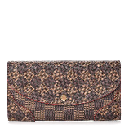 Louis Vuitton Damier Ebene Caissa Wallet Cherry 1 of 7