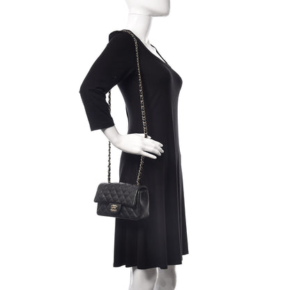 Chanel Caviar Quilted Mini Rectangular Flap Black 2 of 9