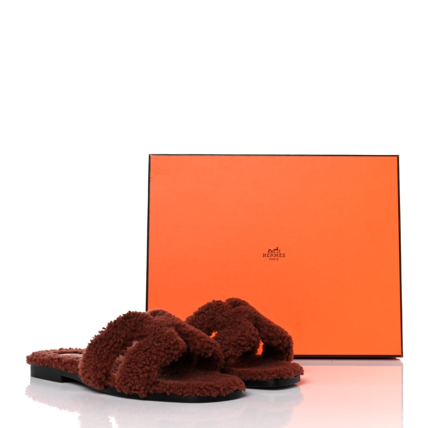 Woolskin Oran Sandals 37 Cognac