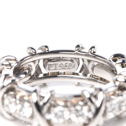 Tiffany Platinum Diamond Schlumberger Sixteen Stone Ring 45 3.5 7 of 8